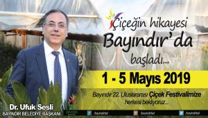 22'nci Bayındır Çiçek Festivali İçin Geri Sayım Başladı