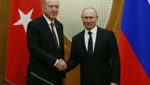 Cumhurbaşkanı Erdoğan, Rusya Devlet Başkanı Putin ile görüştü