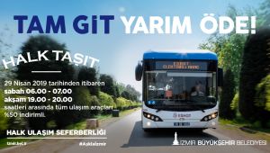 İzmir'de 'Halk Taşıt' uygulaması 29 Nisan'dan itibaren başlıyor