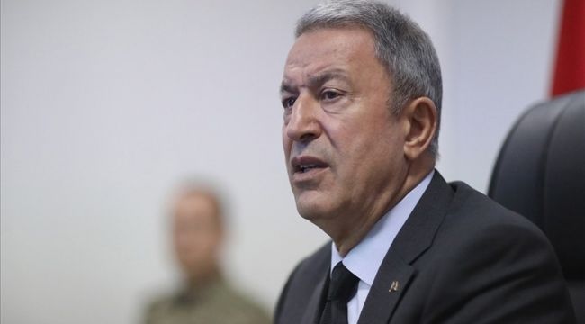 Bakan Akar: ''Türkiye hiçbir ülkeye tehdit değildir''