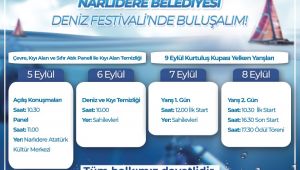 Narlıdere 9 Eylül'ü 'Deniz Festivali' ile kutlayacak