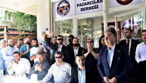 Pazarcılardan Başkan İduğ'a teşekkür