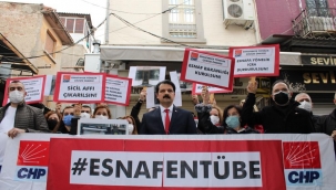 CHP Konak; Esnafın fişini çekti, esnaf entübe!