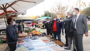 Güzelbahçe'de Koronavirüs Denetimi