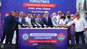 Turgutreis İleri Biyolojik Atıksu Arıtma Tesisinin Temeli Atıldı 