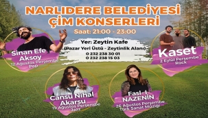 Narlıdere Belediyesi Çim Konserleri başlıyor!