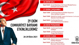 Konak'ta Cumhuriyet Bayramı coşkusu