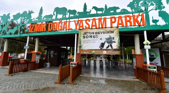 İzmir Doğal Yaşam Parkı'nda jetonla giriş dönemi bitiyor 