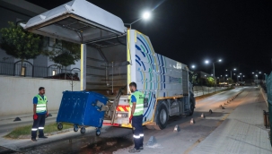 Buca'nın en büyük hastanesinde temizlik çalışması