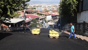 Konak'ın yolları yenileniyor: Asfalt çalışmaları hızlandı 