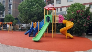 14 ilçede 84 park ve spor alanının zemini yenilendi 