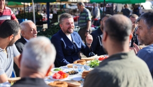 Belediye Başkanı Görkem Duman, pazarın nabzını tuttu