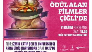 Uluslararası İzmir Kısa Film Festivali'nin Ödüllü Filmleri Çiğli'de 