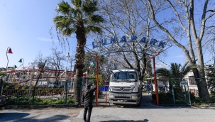 Kültürpark'ta lunaparkın yerine yeşil alan 