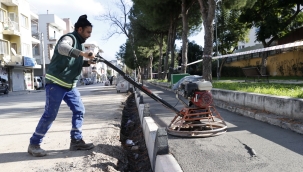 Yenilenen Konak: Asfalt ve kaldırım çalışmaları hız kesmiyor 